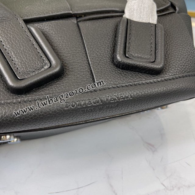 Bottega veneta高端女包 KF008 寶緹嘉荔枝紋黑色arco29 BV經典款mini手拎肩背包  gxz1218